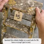 Smash old seashells into pearly dust and seal them in resin. This one belongs on your holiday table